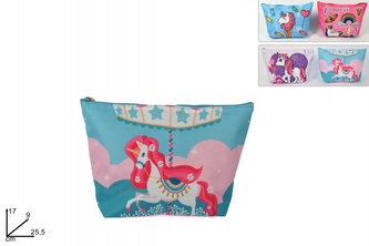 DUE ESSE, Dětská plážová taška, jednorožec - kolotoč