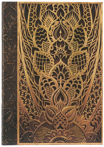 Notes New York Deco The Chanin Rise Midi gładki, Paperblanks