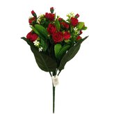 Růže kytice poupat x18, fuchsie  J207 fuchsie