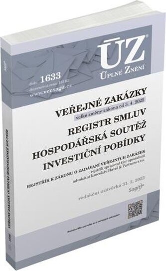 ÚZ 1633 Veřejné zakázky