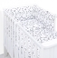 Mantinel s povlečením do postýlky, 3D sada - Star,, 135x100 cm; 135x100