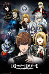 Plakát, Obraz - Death Note - Collage, 61 × 91.5 cm