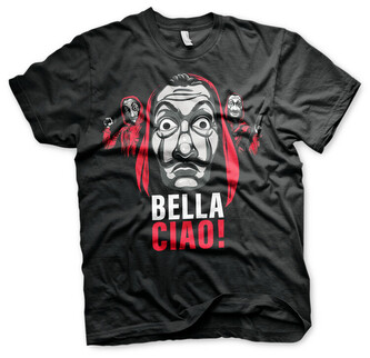 Tričko Money Heist  - Bella Ciao!, XL