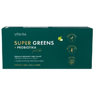 Venira Super Greens + probiotika jablko 336 g