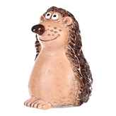 Ježek - zahradní ozdoba na plot, keramika