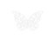 Dekoracje papierowe Motyl 6,5x4cm 10szt