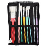 Sada kartáčů (8 ks) z plastu. trubka