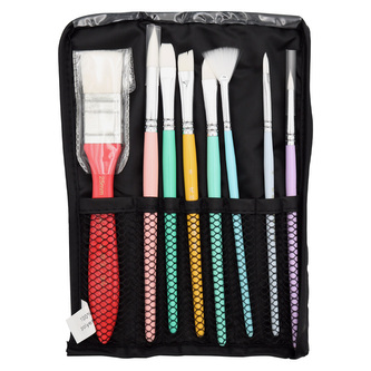 Sada kartáčů (8 ks) z plastu. trubka