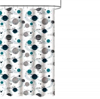 DuraHome Závěs koupelnový 180x180 cm PEVA, vzorovaný_HW1367