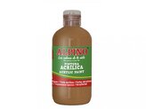Láhev akrylové barvy do školy 250ml. hnědá