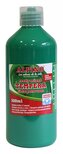 Láhev temperové barvy do školy 500 ml. zelená