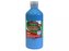 Láhev temperové barvy do školy 500 ml. modrá azurová