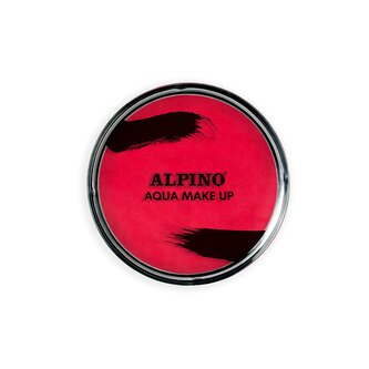 Alpino Make Up - AQUA Compact - červená 14g.