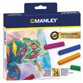 Balení Manley 24 měkkých pastelových kříd
