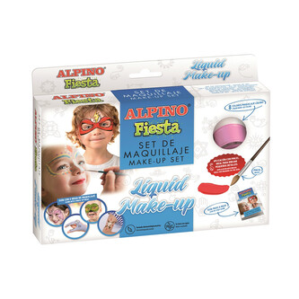 Alpino MakeUp barva na obličej (8 barev + štětec + průvodce)