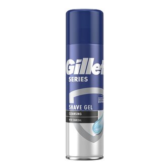 Gillette gel na holení Seroes Cůeamsomg with Charcoal 200 ml