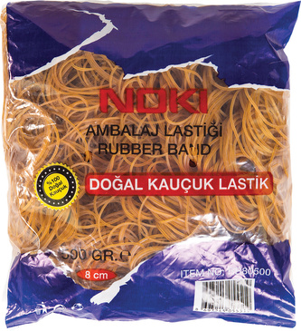 Noki, Gumičky sáček, průměr 8 cm, 500g, natural