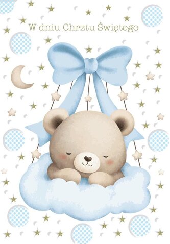 Kartka okolicznościowa Chrzest