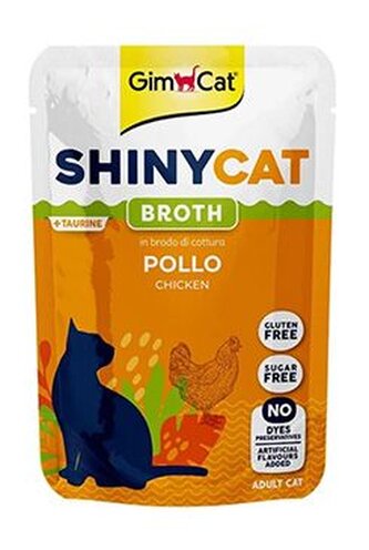 Gimcat ShinyCat kapsa kuře ve vývaru 70g