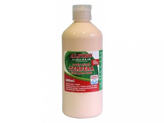 Láhev temperové barvy do školy 500 ml. telová