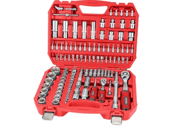 EXTOL PREMIUM hlavice nástrčné, sada 110ks, 1/4", 1/2"