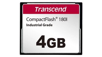 Transcend CompactFlash Card CF180I, 4GB, SLC mode WD-15, Wide Temp.