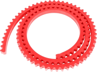 EXTOL PREMIUM šablona flexibilní pro frézování křivek, 2000x18x16mm