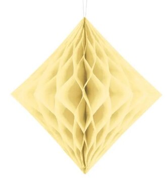 Diament bibułowy kremowy 30cm