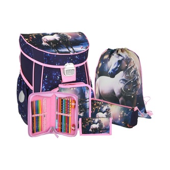 Školní brašna - 5dílná sada VISION PLUS - Magic Horse