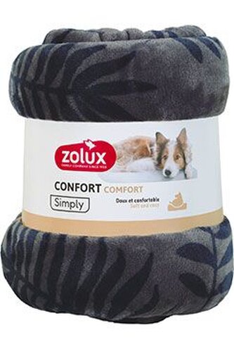 Pelech deka COCOON 200x150cm antracit se vzorem Zolux