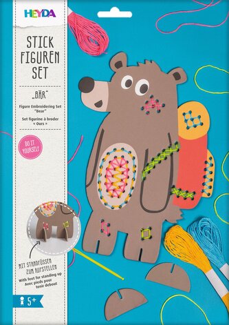 Vyšívací set - medvěd