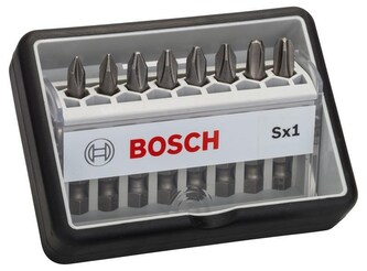 Bosch sada šroubovacích nástavců Robust Line, Sx PH, verze Extra Hard, 8 kusů