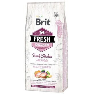 Brit Fresh Chicken & Potato Puppy Healthy Growth 12 kg