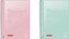 Kroužkový sešit pastelový, A4, premium papír 90g, 80 listů, čtverečkovaný, růžový/zelený