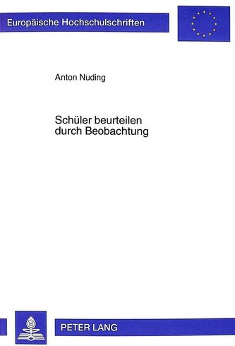 Schüler beurteilen durch Beobachtung