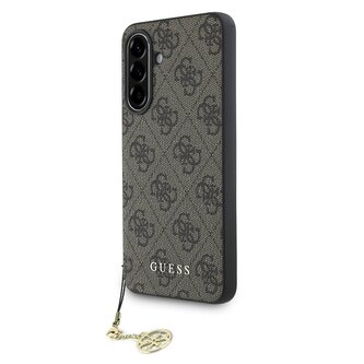 Guess 4G Charm Zadní Kryt pro Samsung Galaxy A56 Brown
