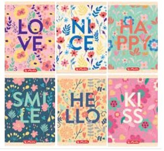 Zeszyt A5/60K linia Romantic (5szt)