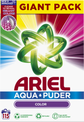 Ariel prací prášek Aquapuder Color 115 praní, 7,475 kg