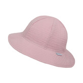 Dívčí klobouk mušelín Powder pink; Barva: pudrová; Velikost: L