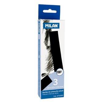 MILAN (Spain) Uhly přírodní MILAN ploché 10 mm 3kusů