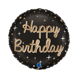 Foliový balonek Happy Birthday Sparkling, 45 cm Foliový balonek Happy Birthday Sparkling, 45 cm