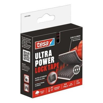 Upevňovací páska na suchý zip "Ultra Power Lock", oboustranná, 25 mm x 1 m, TESA 55233-00002-00