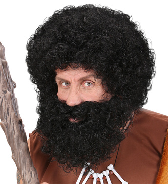 Widmann Čertovská paruka černá s vousy