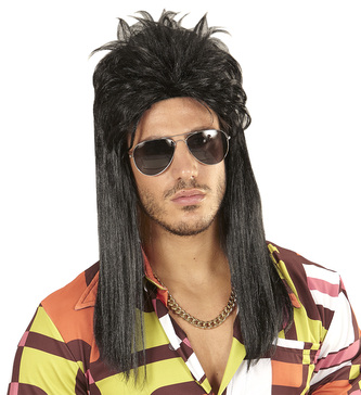 Widmann Pánská paruka rocker černá