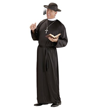 Widmann Kostým kněz černý velikost L