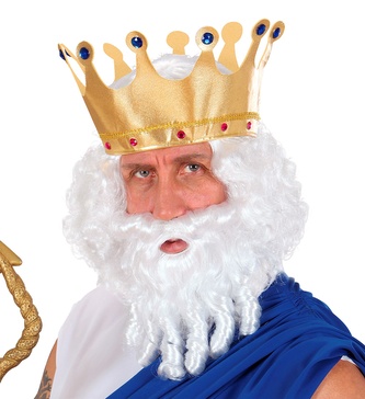 Widmann Bílá paruka a vousy Zeus