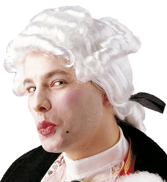 Widmann Paruka historická bílá Casanova