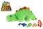 Zvířátko dinosaurus plyš 12-16cm 4 druhy 12ks v boxu 3m+