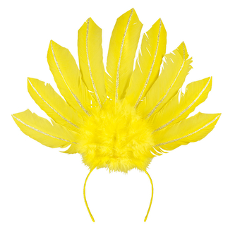 Boland Čelenka z peří Samba žlutá