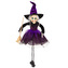Boland Dekorace fialová čarodějnice 47 cm